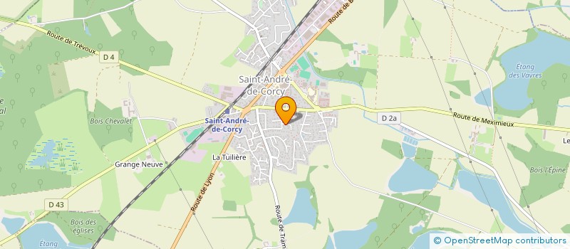 localisation de l'entreprise SEYND CONSTRUCTION à SAINT-ANDRE-DE-CORCY