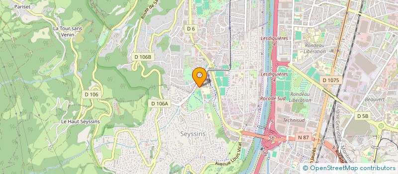 localisation de l'entreprise SEYS DANSES à SEYSSINS