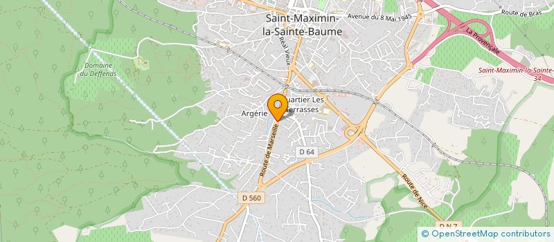 localisation de l'entreprise SEZAM à SAINT-MAXIMIN-LA-SAINTE-BAUME