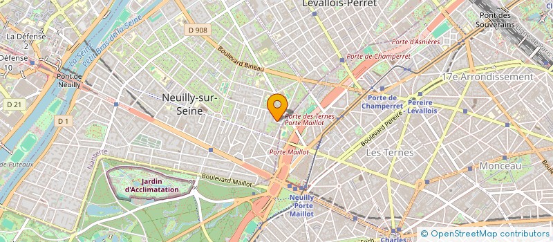 localisation de l'entreprise SEZAM TRAITEUR à NEUILLY-SUR-SEINE