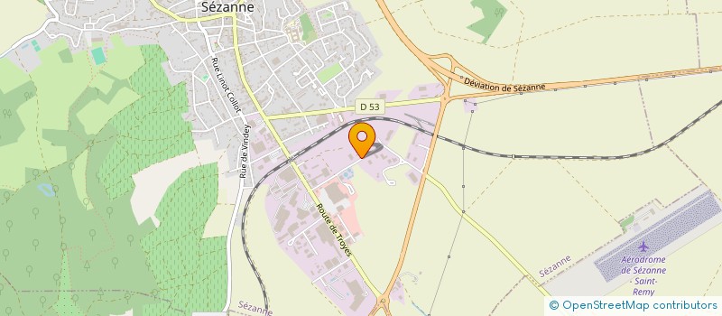 localisation de l'entreprise SEZANNE BAZAR  SEZANNE