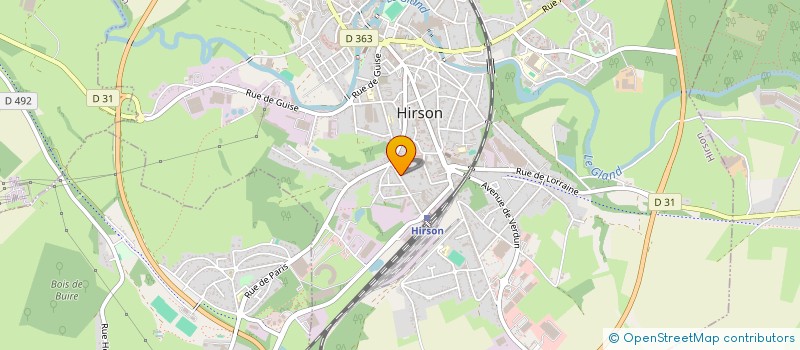 localisation de l'entreprise SEZGIN  HIRSON