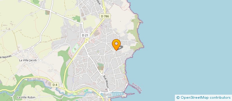 localisation de l'entreprise SF 22 IMMOBILIER  BINIC-ETABLES-SUR-MER