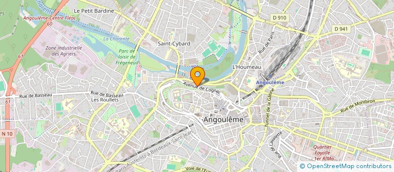 localisation de l'entreprise SF 38 à ANGOULEME