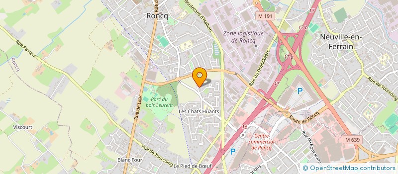 localisation de l'entreprise SF  TOURCOING