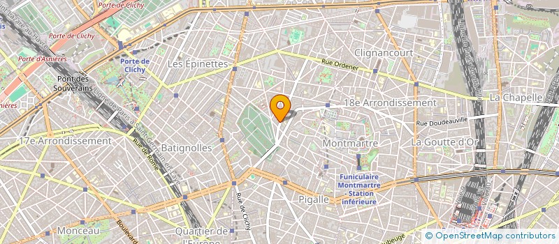 localisation de l'entreprise SF  PARIS