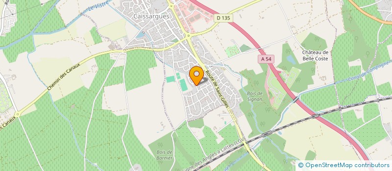 localisation de l'entreprise SF à CAISSARGUES