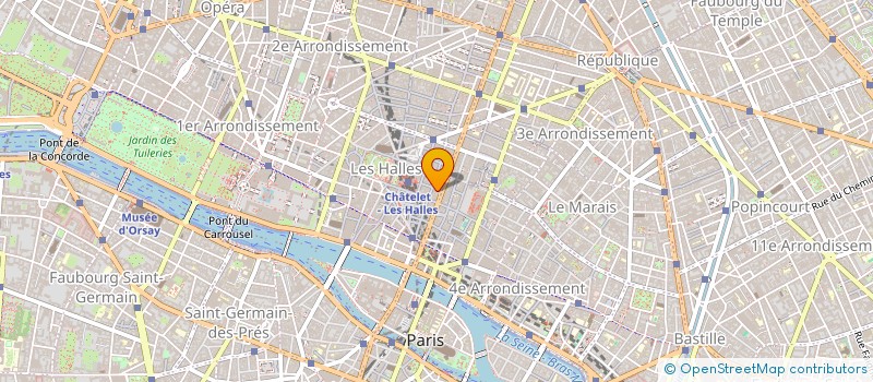 localisation de l'entreprise SF ARCHITECTE D'INTERIEUR  PARIS