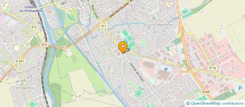 localisation de l'entreprise SF AS  CHALONS-EN-CHAMPAGNE