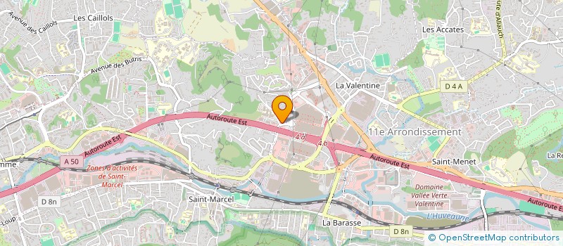localisation de l'entreprise SF AUTO à MARSEILLE