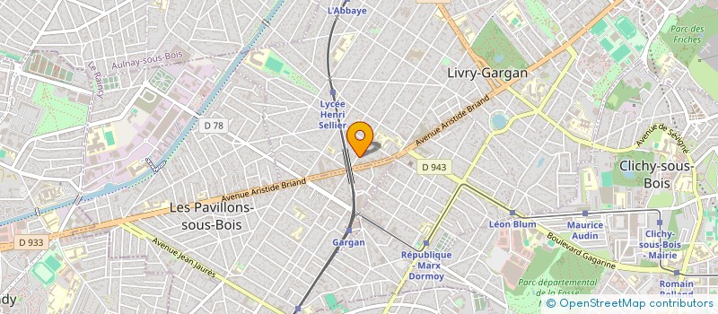 localisation de l'entreprise SF BAT à LIVRY-GARGAN