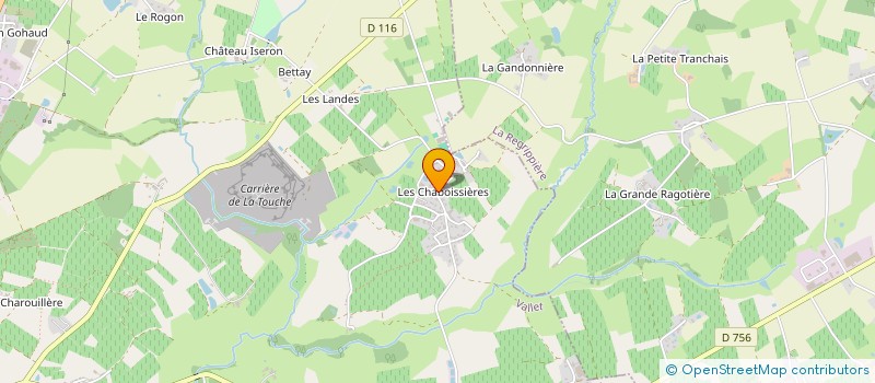 localisation de l'entreprise SF CARRELAGE à VALLET