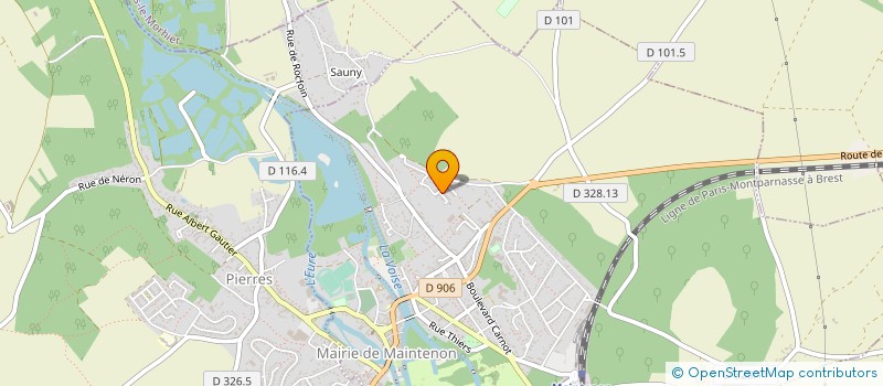 localisation de l'entreprise SF CARS à MAINTENON