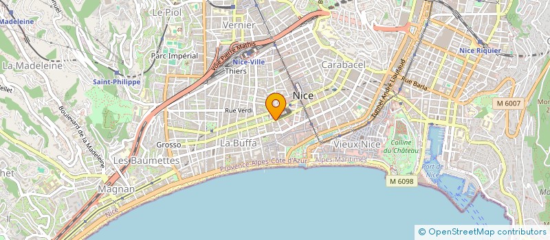 localisation de l'entreprise SF CH ROSA BIANCA à NICE