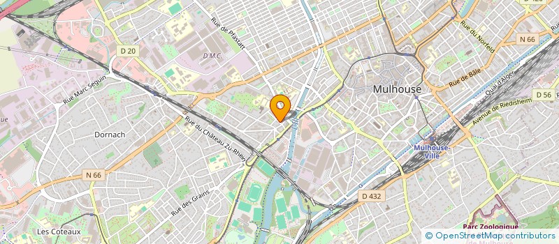 localisation de l'entreprise SF CONCEPT à MULHOUSE