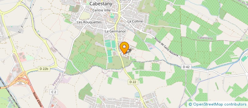 localisation de l'entreprise SF CONCEPTION  CABESTANY