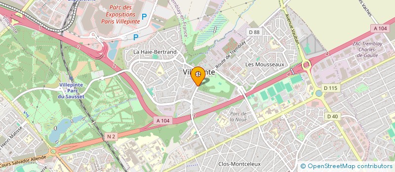 localisation de l'entreprise SF-CONNECT à VILLEPINTE