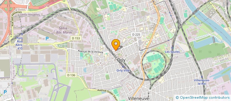 localisation de l'entreprise SF CONSEIL  ORLY