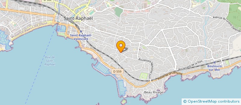 localisation de l'entreprise SF CONSEILS ET INFORMATIQUE à SAINT-RAPHAEL