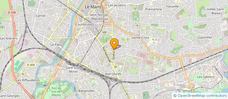 localisation de l'entreprise SF CONSULTING à LE MANS