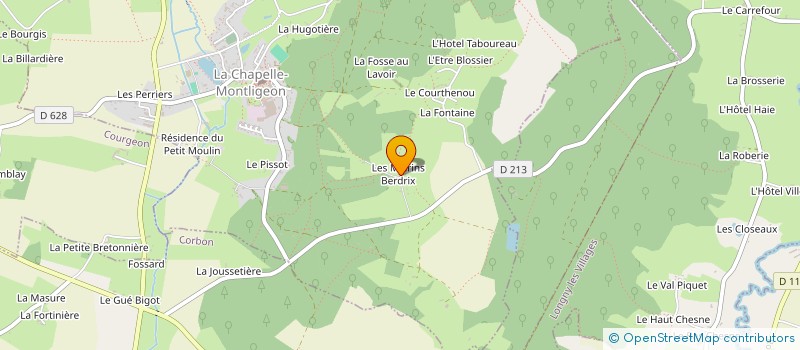 localisation de l'entreprise SF CONSULTING à LA CHAPELLE-MONTLIGEON