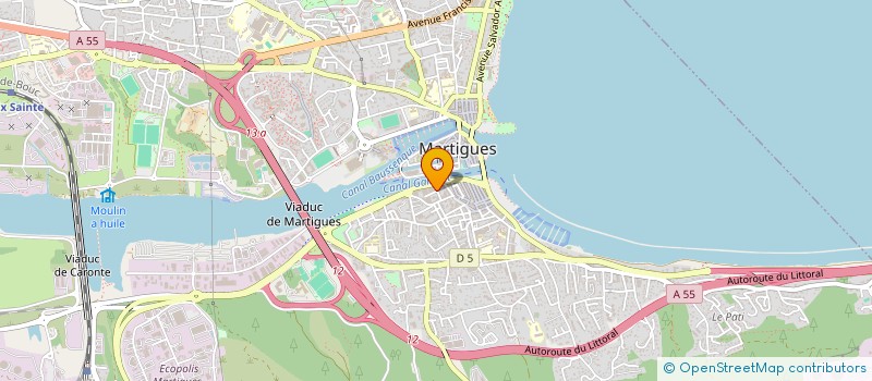 localisation de l'entreprise SF CONSULTING à MARTIGUES