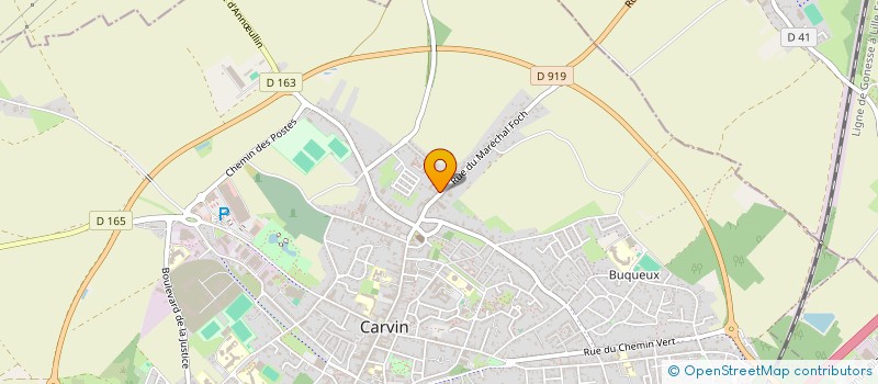 localisation de l'entreprise SF-CONTROLE  CARVIN