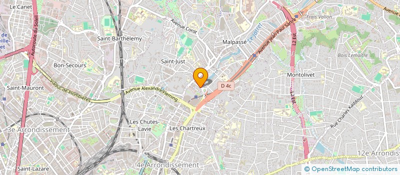 localisation de l'entreprise SF CRISTAL à MARSEILLE