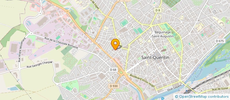 localisation de l'entreprise SF DECORS à SAINT-QUENTIN