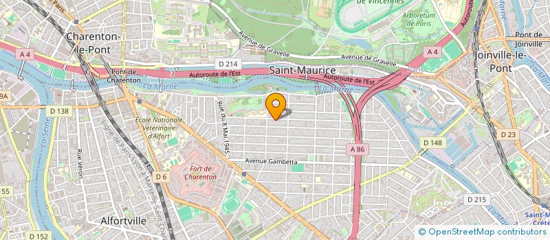 localisation de l'entreprise SF DELIV à MAISONS-ALFORT