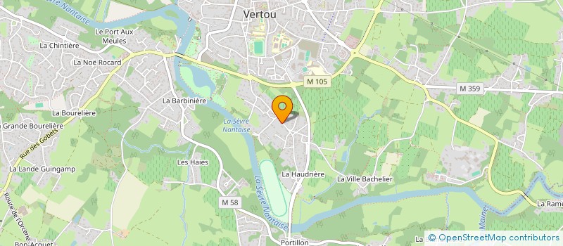 localisation de l'entreprise SF DEVELOPPEMENT à VERTOU