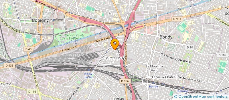 localisation de l'entreprise SF DISTRIBUTION à NOISY-LE-SEC
