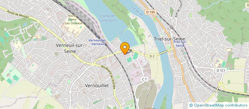 localisation de l'entreprise SF DRONE à VERNOUILLET