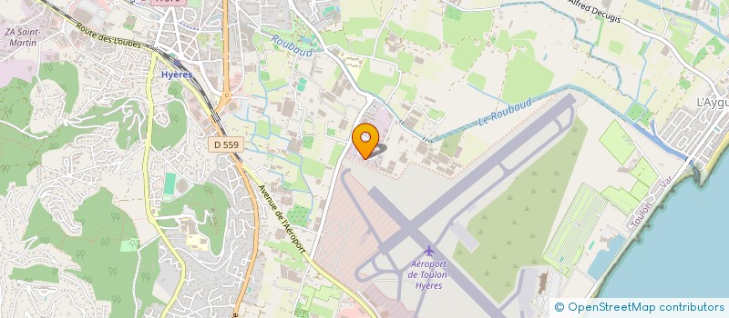 localisation de l'entreprise SF ENERGIES  HYERES