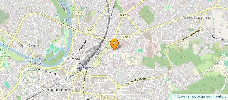 localisation de l'entreprise SF.FERMETURES à ANGOULEME