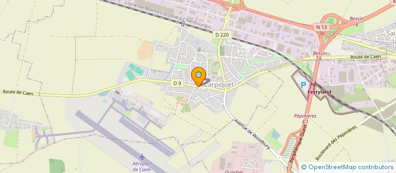 localisation de l'entreprise SF GROUP  CARPIQUET