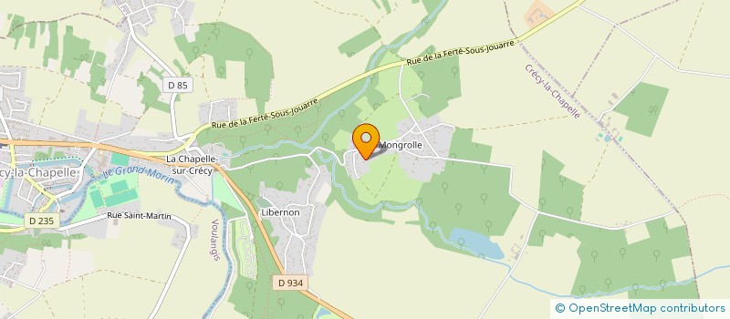 localisation de l'entreprise SF'H  CRECY-LA-CHAPELLE