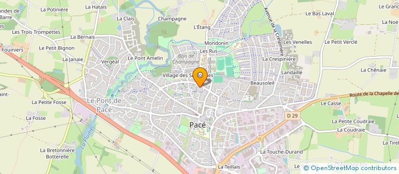 localisation de l'entreprise SF HELO  PACE