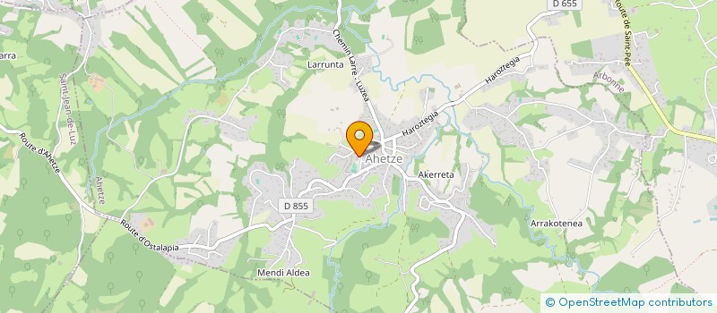 localisation de l'entreprise SF HOLDING INVEST  AHETZE