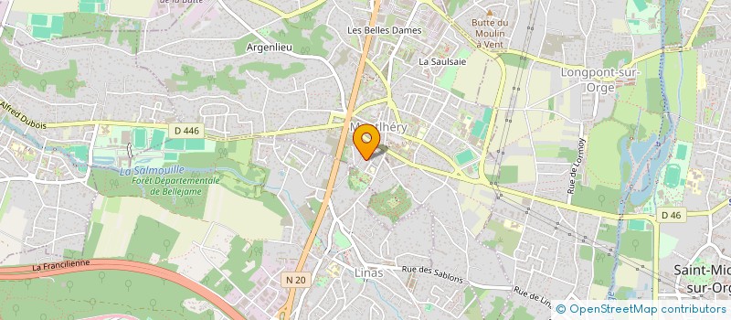 localisation de l'entreprise SF IDF à MONTLHERY