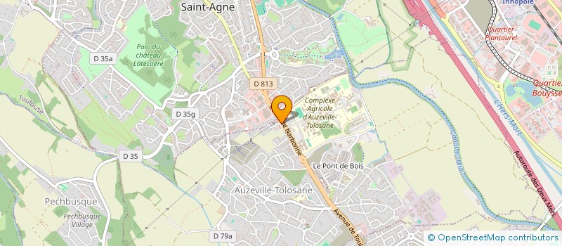 localisation de l'entreprise SF IMMO AUZEVILLE  AUZEVILLE-TOLOSANE