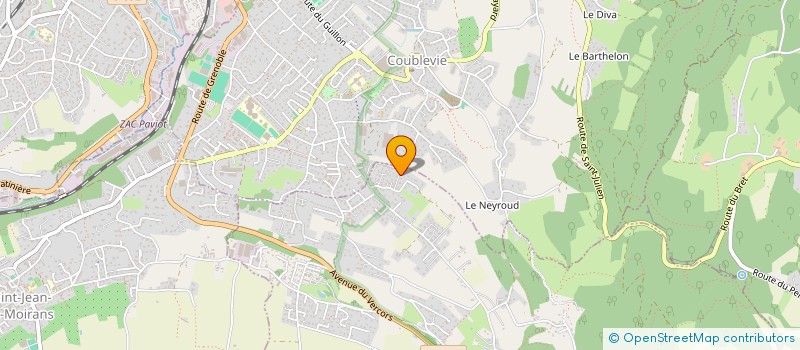 localisation de l'entreprise SF IMMO LAC  LA BUISSE