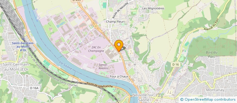 localisation de l'entreprise SF IMMOBILIER  SAINT-BONNET-DE-MURE