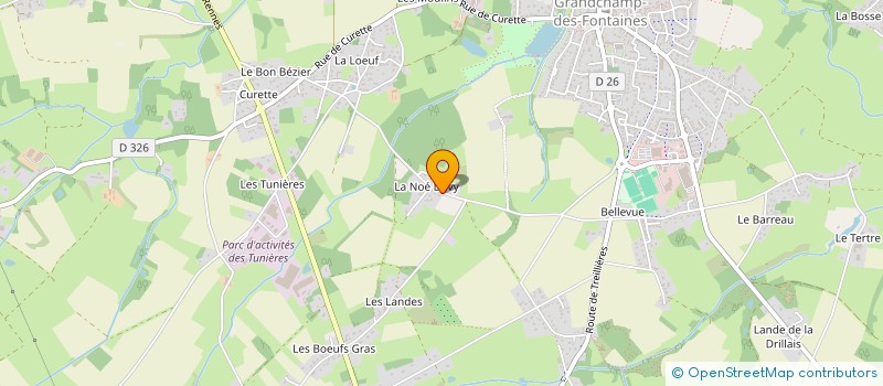 localisation de l'entreprise SF IMMOBILIER  GRANDCHAMP-DES-FONTAINES