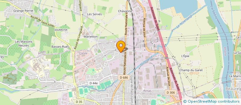 localisation de l'entreprise SF IMMOBILIER  GLEIZE