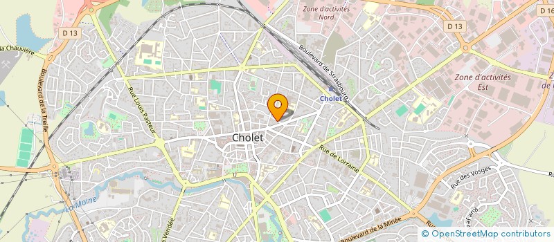 localisation de l'entreprise SF IMMOBILIER à CHOLET