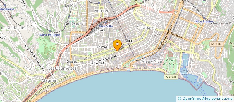 localisation de l'entreprise SF IMPASSE SEGURANE à NICE