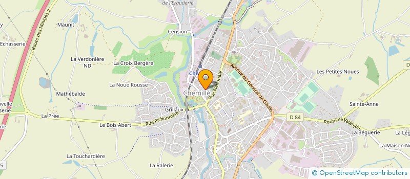 localisation de l'entreprise SF INVEST à BEAUPREAU-EN-MAUGES