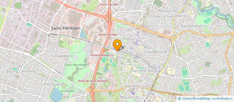 localisation de l'entreprise SF INVEST  ST-HERBLAIN