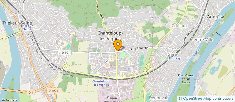 localisation de l'entreprise SF INVESTISSEMENT  CHANTELOUP-LES-VIGNES